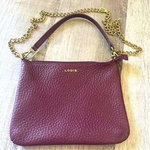 Lodis  Emily Italian Leather Convertible Crossbody Purse